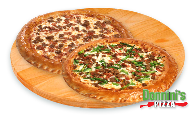 2 Medium 3 Topping Pizzas $19.99