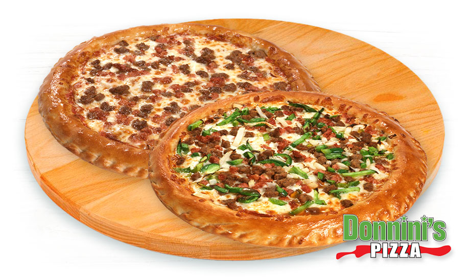 2 Medium 3 Topping Pizzas $19.99