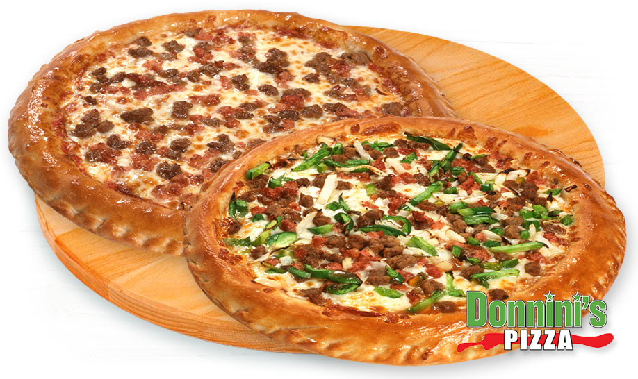 2 Large 3 Topping Pizzas
$29.99